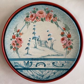 Osterdalen Original Painted 8 Inch Plate